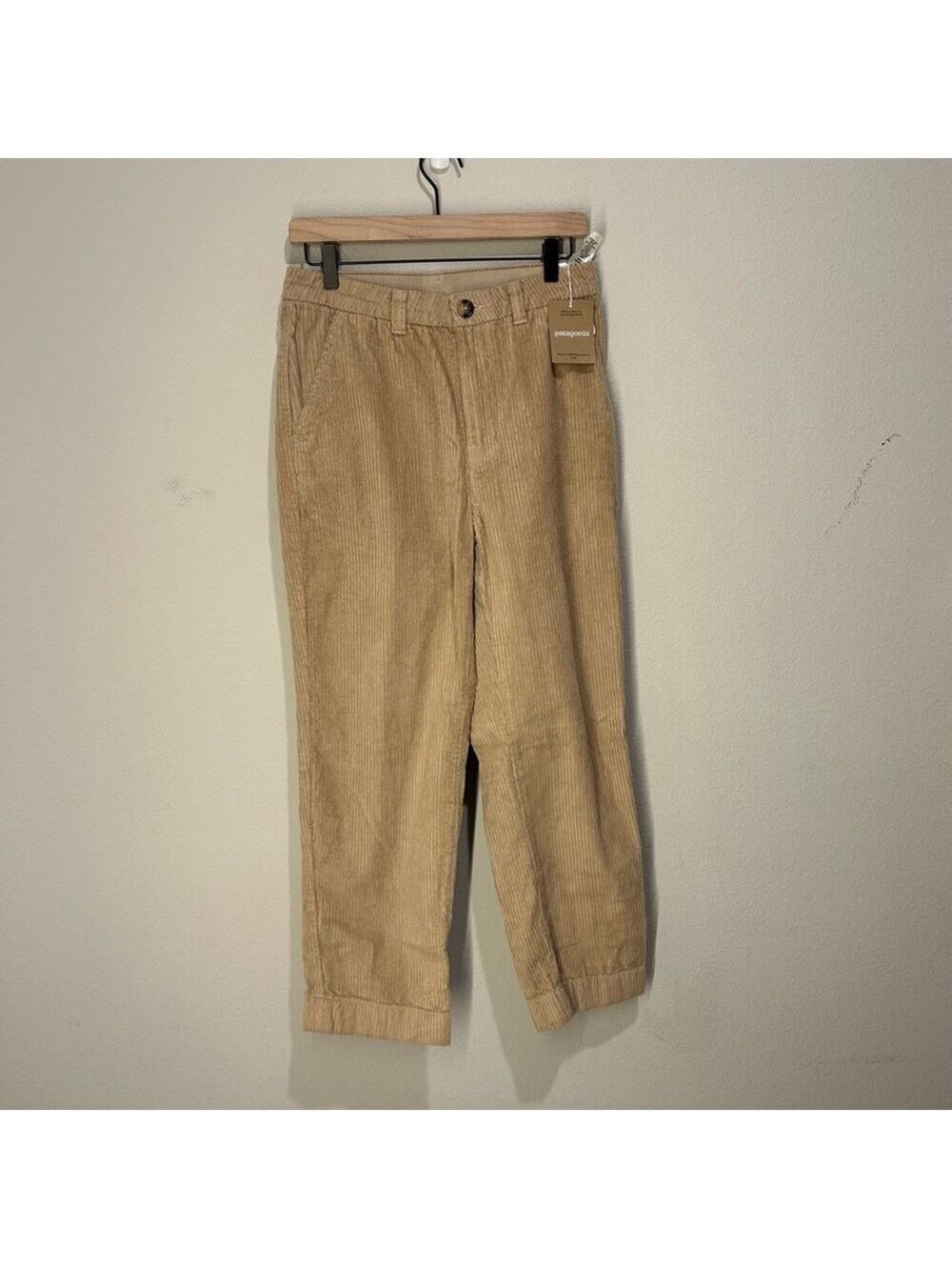 Patagonia Women’s Wide-Leg Corduroy Pants 4 – Oar Tan – NWT